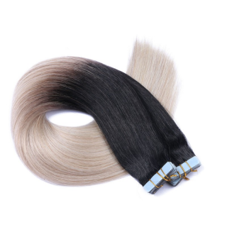 10 X Tape In 1b Grey Ombre Hair Extensions 2 5g Novon Extentions