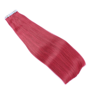 10 x Tape In - Burg - Hair Extensions - 2,5g - NOVON EXTENTIONS 70 cm