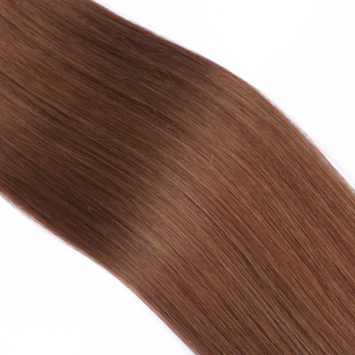 25 x Keratin Bonding Hair Extensions - 5 Dunkelblond - 100% Echthaar - NOVON EXTENTIONS 60 cm - 1 g