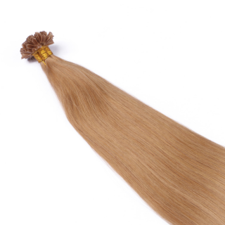 25 x Keratin Bonding Hair Extensions - 19 Mittelgoldblond - 100% Echthaar - NOVON EXTENTIONS 40 cm - 0,5 g