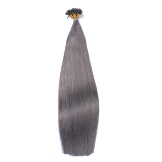 25 x Keratin Bonding Hair Extensions - Darkgrey - 100% Echthaar - NOVON EXTENTIONS 50 cm - 1 g